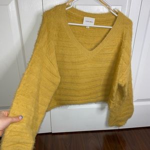 Super soft mustard gold sweater